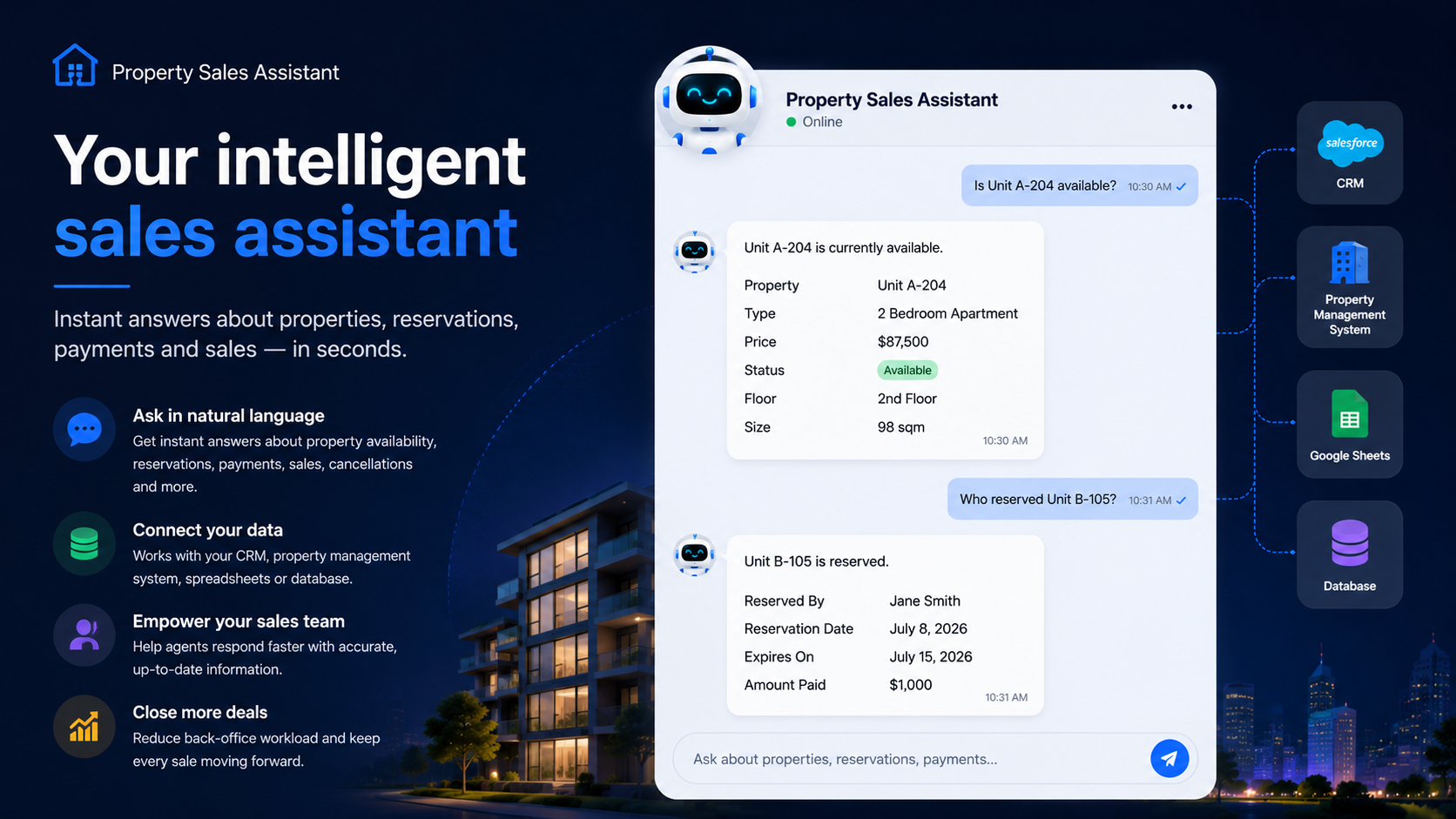 AI Real Estate Sales Assistant